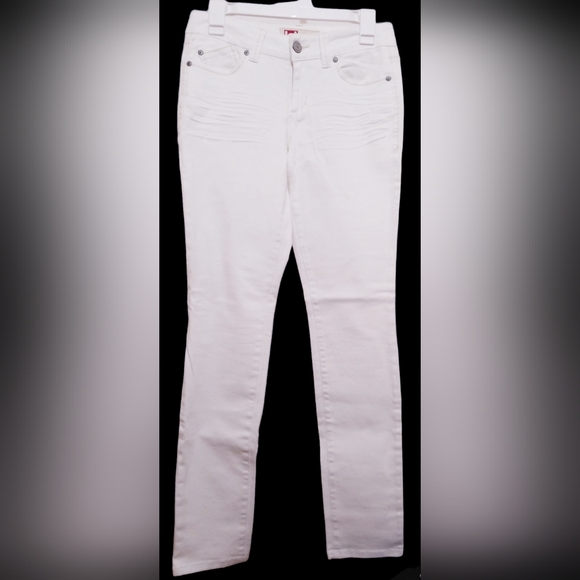 lei Denim - LEI Ashley Jeans Lowrise Skinny White size 5 Women Casual Stretch